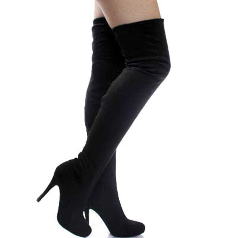 Black Heel Boots For Women